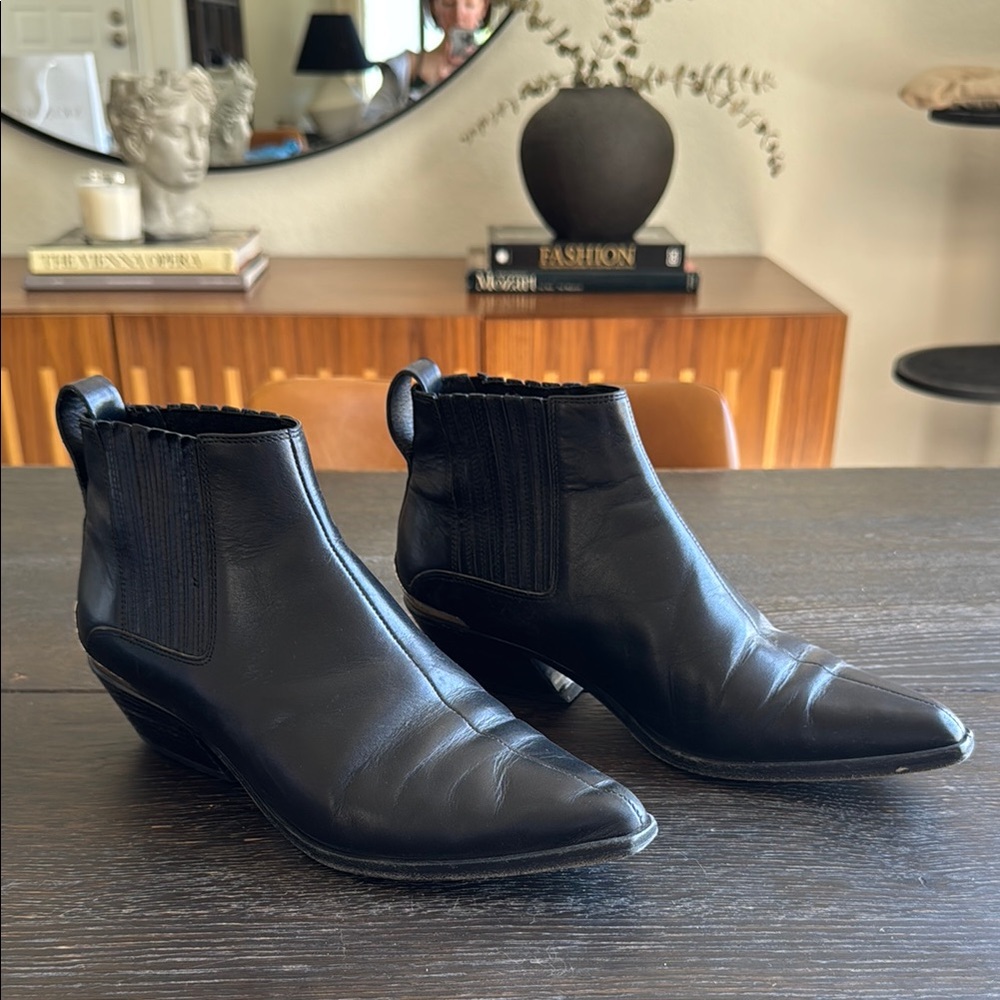 Rag and Bone Black Ankle Boots